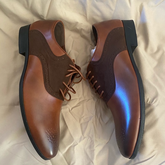 Xray Roux Men's Saddle Dress Shoes - Picture 2 of 5